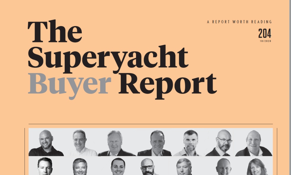 2020 edition of the Superyacht Buyer Report