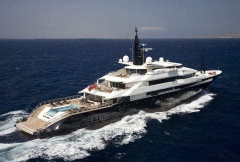ALFA NERO motor yacht for charter by FRASER, built by Oceanco