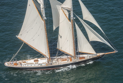 COLUMBIA sailing yacht for sale by FRASER, built by Eastern Shipbuilding Group