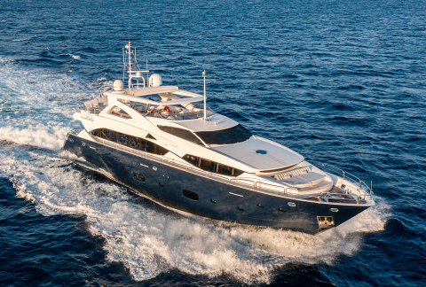 CORAZON motor yacht for charter by FRASER, built by Sunseeker