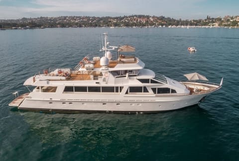 CORROBOREE motor yacht for charter by FRASER, built by Lloyd's Ships