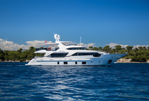 GALA motor yacht for charter by FRASER, built by Benetti