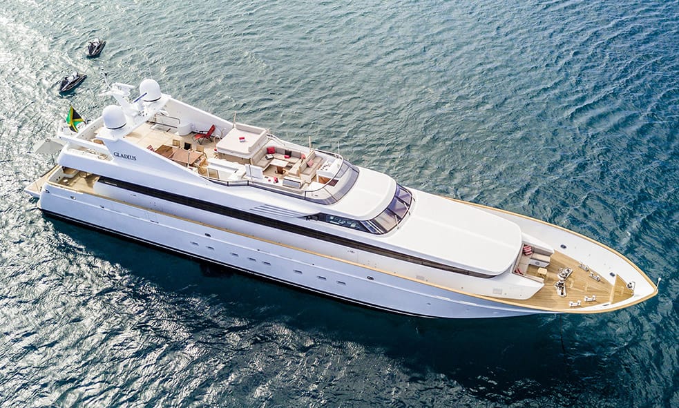 38.70M M/Y yacht GLADIUS on water