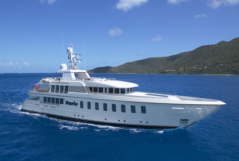 HARLE motor yacht for charter by FRASER, built by Feadship