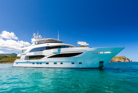 KING BABY motor yacht for charter by FRASER, built by IAG