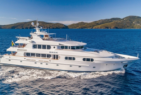 MAGIC motor yacht for charter by FRASER, built by Northern Marine