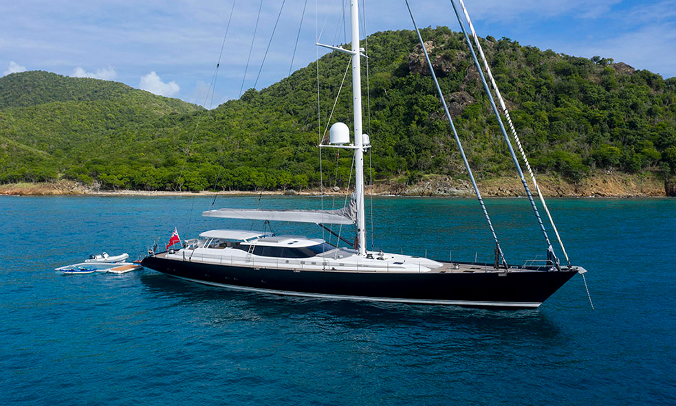S/Y RADIANCE From Bayards Available for Charter with Fraser