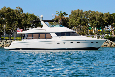 SEA NILE motor yacht for sale by FRASER, built by Carver