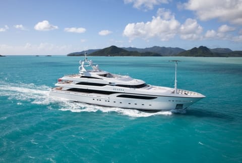 SEANNA motor yacht for charter by FRASER, built by Benetti