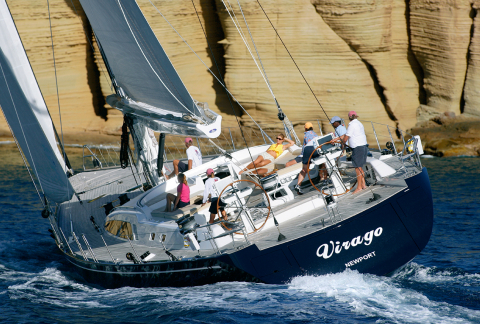 VIRAGO sailing yacht for sale by FRASER, built by Nautor's Swan