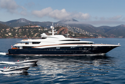WHEELS motor yacht for charter by FRASER, built by Oceanco