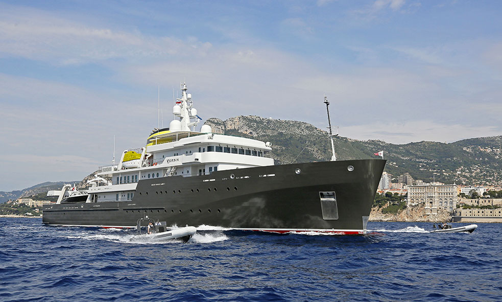 YERSIN, the greenest explorer yacht in the world, now for charter with Fraser
