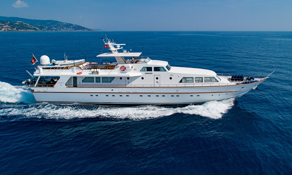 33m Motor Yacht NAUTA From Baglietto Joins Fraser Sales Fleet