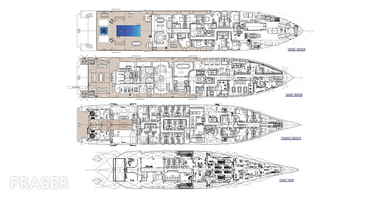 octopus yacht floor plan